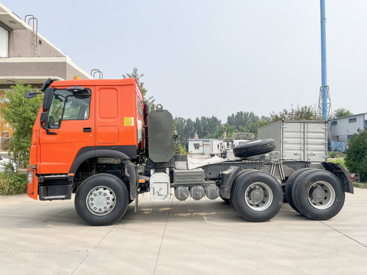 10 cabeza 6x4 del tractor remolque de Howo del camión del motor de las ruedas 420hp chino