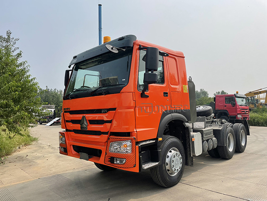 Euro2 10 de las ruedas 420hp del motor chino Howo cabeza del tractor del camión del camión 6x4