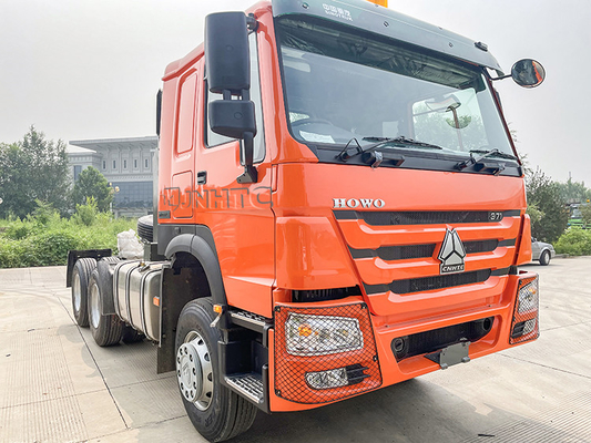 Euro2 10 de las ruedas 420hp del motor chino Howo cabeza del tractor del camión del camión 6x4