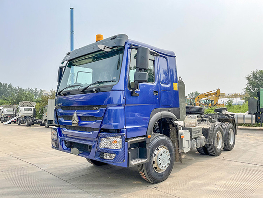 Cabeza del camión de remolque de la cabeza 371hp del tractor de las ruedas 6X4 Howo de Sinotruk 10