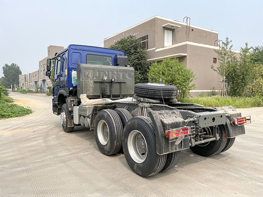 Cabeza principal del camión de remolque del camión del tractor de las ruedas 6X4 Howo de Euro2 420hp Sinotruk 10