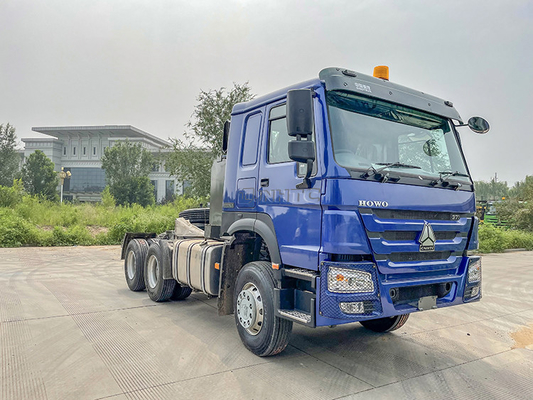Cabeza principal del camión de remolque del camión del tractor de las ruedas 6X4 Howo de Euro2 420hp Sinotruk 10