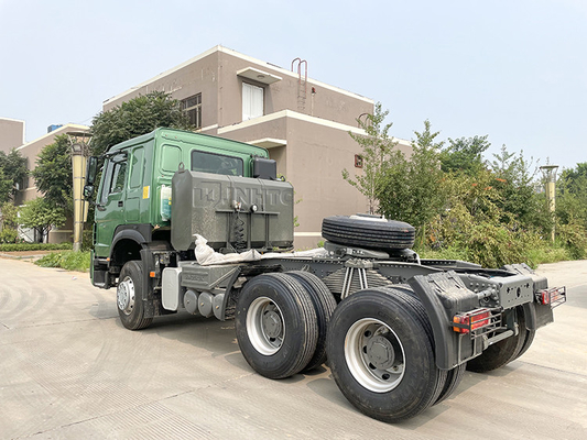 Cabeza del tractor del camión del camión de elevación del motor de Sinotruk 371hp 6x4 Howo