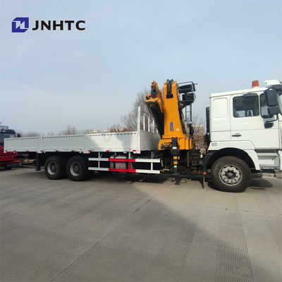 Shacman 8x4 F3000 12 toneladas de camión montó la rueda recta del brazo 12 de la grúa 4