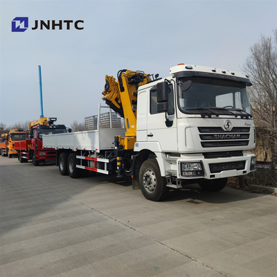 Shacman 8x4 F3000 12 toneladas de camión montó la rueda recta del brazo 12 de la grúa 4