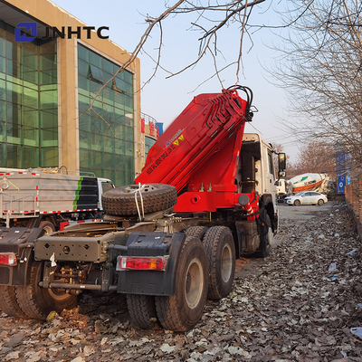 ruedas de 371hp 8 Ton Telescopic Crane Truck Sinotruk HOWO 6x4 40t 10