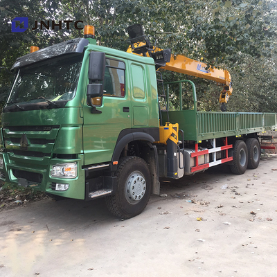 10 ruedas 371hp 10 Ton Straight Arm Crane Truck Sinotruk HOWO 6x4