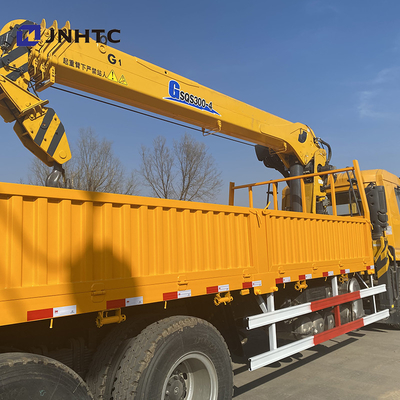 6x4 brazo recto Crane Cargo Truck Mounted Shacman H3000 F3000 X3000
