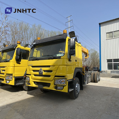 Ruedas 12 Ton Straight Arm de Sinotruk Crane Boom Truck 6x4 10