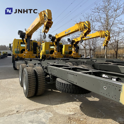 Ruedas 12 Ton Straight Arm de Sinotruk Crane Boom Truck 6x4 10