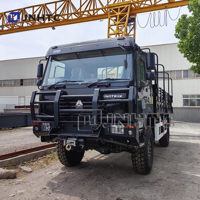 Camión de carga pesado comercial Sinotruk Howo 4X4 Euro2 de 4 ruedas y 280 CV con tracción total y volante a la derecha