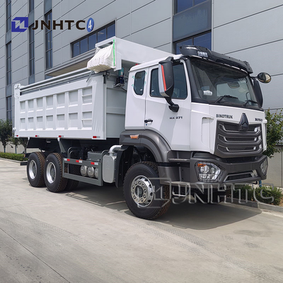 Howo NX 371HP Tipper 6x4 10 ruedas 20 metros cúbicos Canter Dirección derecha camión de descarga con lonas eléctricas
